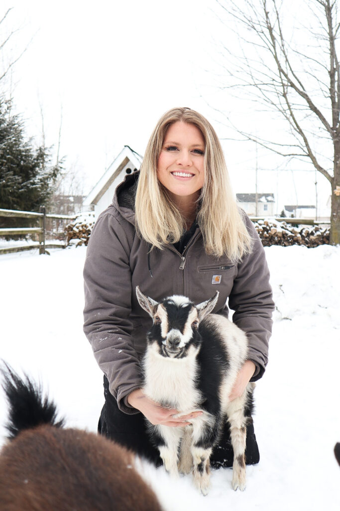 city girl becomes a homesteader in a carhartt jacket