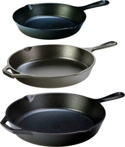 3 set cast iron combo