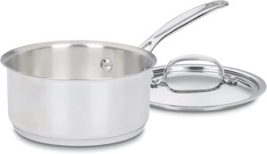 metal saucepan